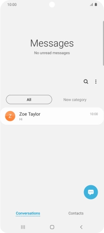 Press the new message icon.