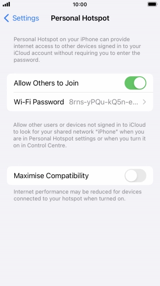 Press the Home key to return to the home screen.