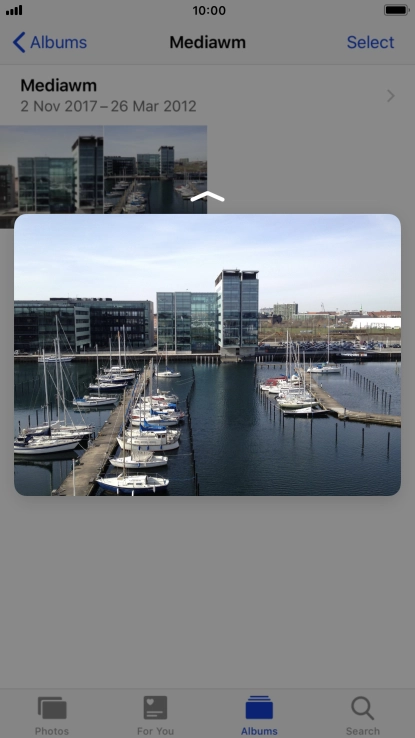 Drag the picture upwards.