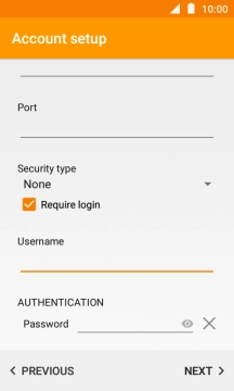 Press the field next to 