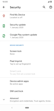 Press the Home key to return to the home screen.