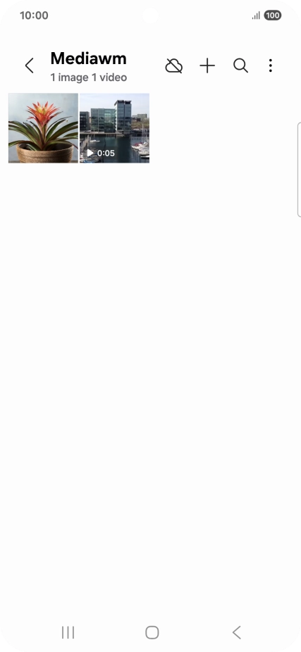 Press and hold any picture or video.