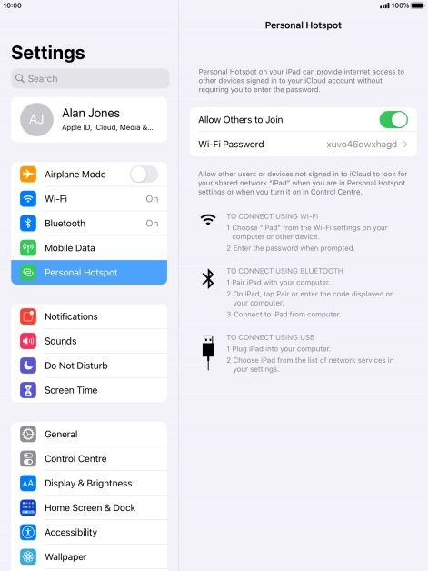 Press the Home key to return to the home screen.
