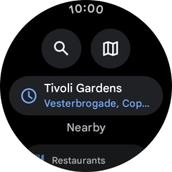 Press the search icon.