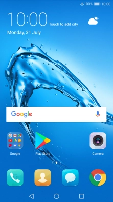 When the battery charging icon is displayed, the battery is charging.