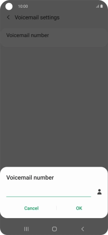 Key in +61414121121 and press OK.