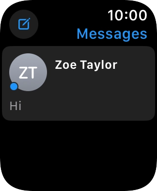 Press the required iMessage.