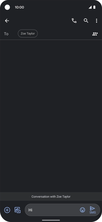 Press the attach picture icon.