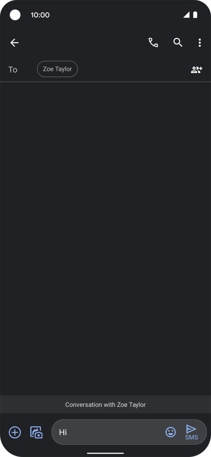 Press the attach picture icon.