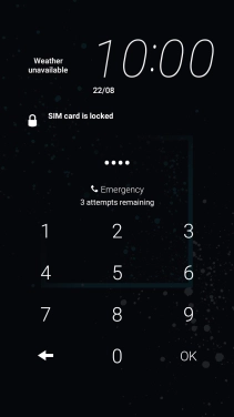 If you're asked to key in your PIN, do so and press OK.