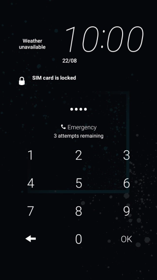 If you're asked to key in your PIN, do so and press OK.