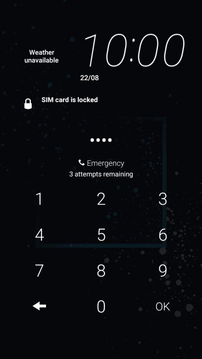 If you're asked to key in your PIN, do so and press OK.