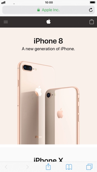 Press the screen a little harder until the content of the message is opened in the relevant application.