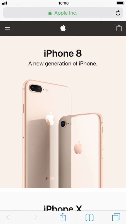 Press the screen a little harder until the content of the message is opened in the relevant application.