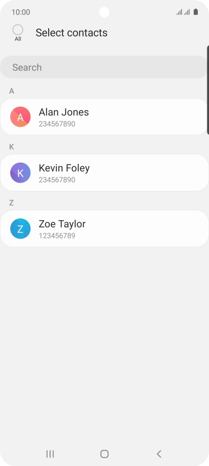 Press the field above 