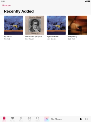 Press the drop down list.