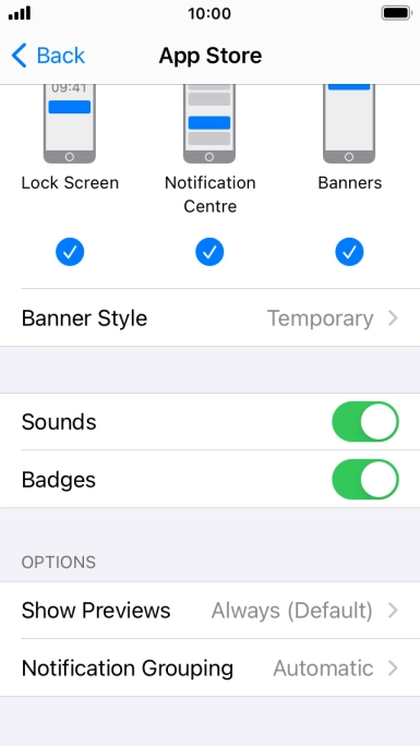 Press Notification Grouping.