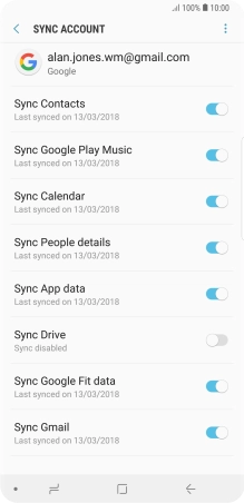 Press the Home key to return to the home screen.