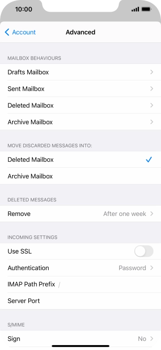 Press Authentication.