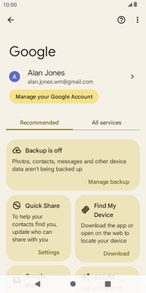 Press Find My Device.