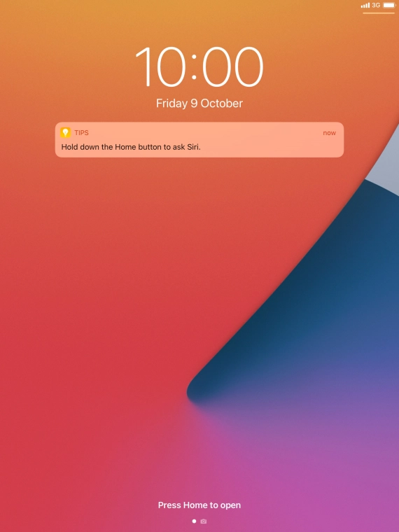 Press the required notification and follow the instructions on the screen to use the selected function.