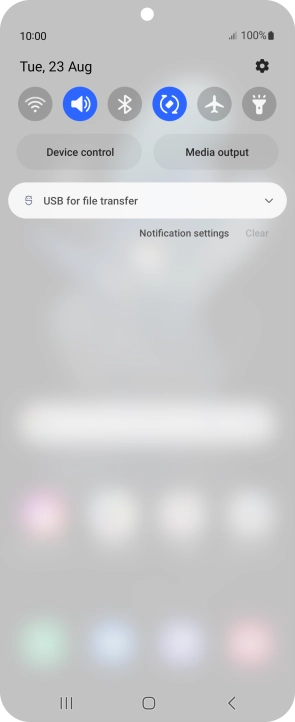 Press the drop down list.