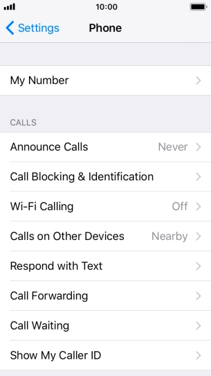 Press Wi-Fi Calling.