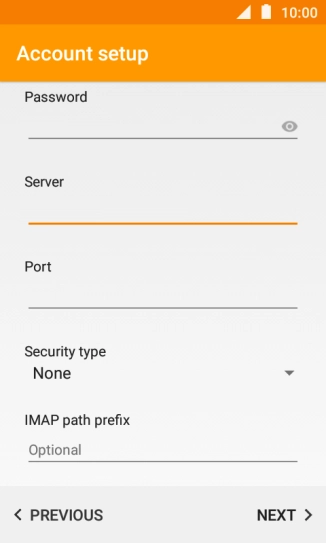 Press the field below 