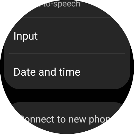 Press Date and time.