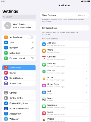 Press Show Previews.