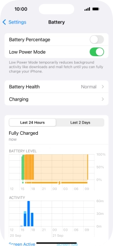 Slide your finger upwards starting from the bottom of the screen to return to the home screen.