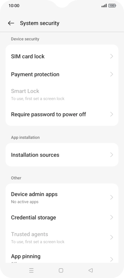 Press SIM card lock.