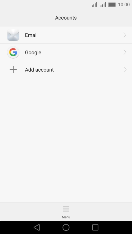 Press the Home key to return to the home screen.
