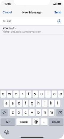 Press the required contact.