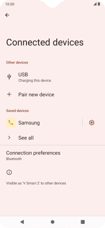 Press the Home key to return to the home screen.