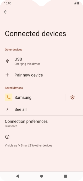 Press the Home key to return to the home screen.