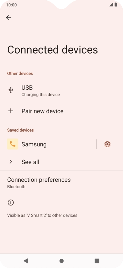 Press the Home key to return to the home screen.
