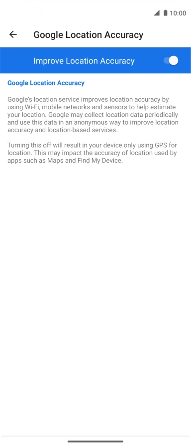 If you press the indicator next to 