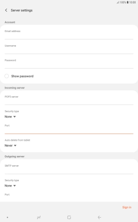 Press the drop down list below 