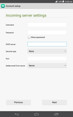 Press the drop down list next to 
