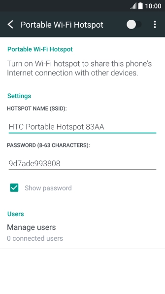 Press the field below 