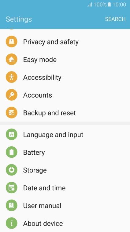 Press Date and time.