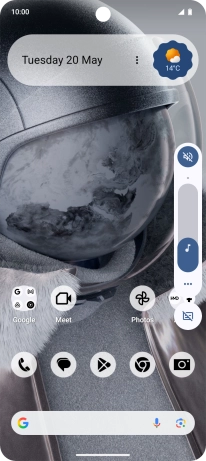 Press the sound mode icon.