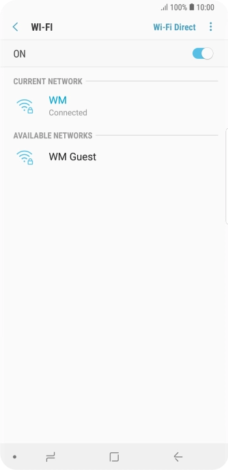 Press the Home key to return to the home screen.