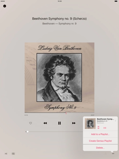 Press Add to a Playlist....