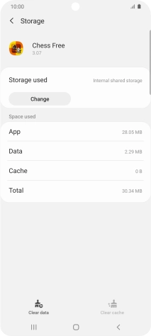 Press the Home key to return to the home screen.