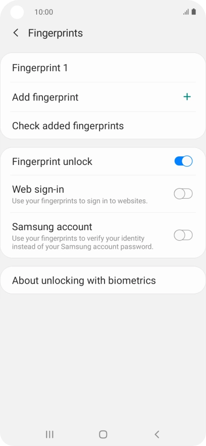 Press the Return key twice.