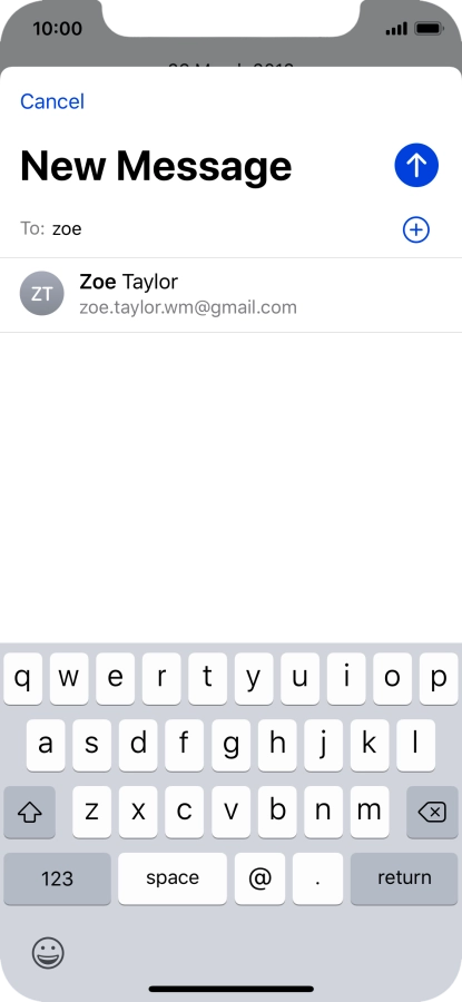 Press the required contact.