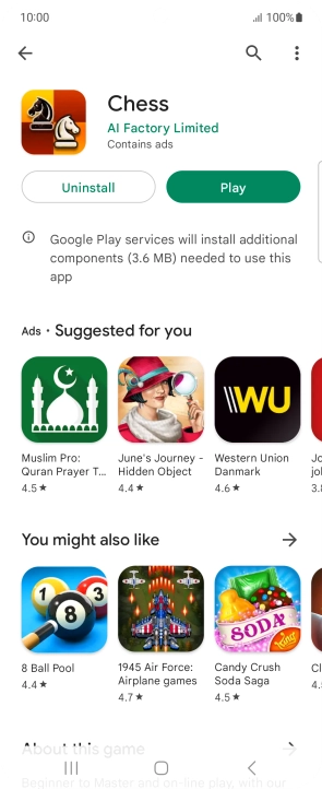 Press the Home key to return to the home screen.