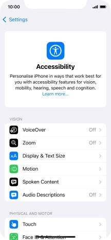 Press the required category below 